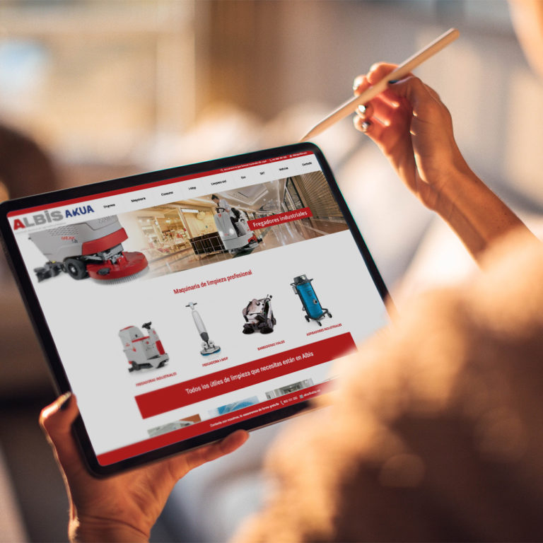 Diseño web en Cantabria - Albis Maquinaria