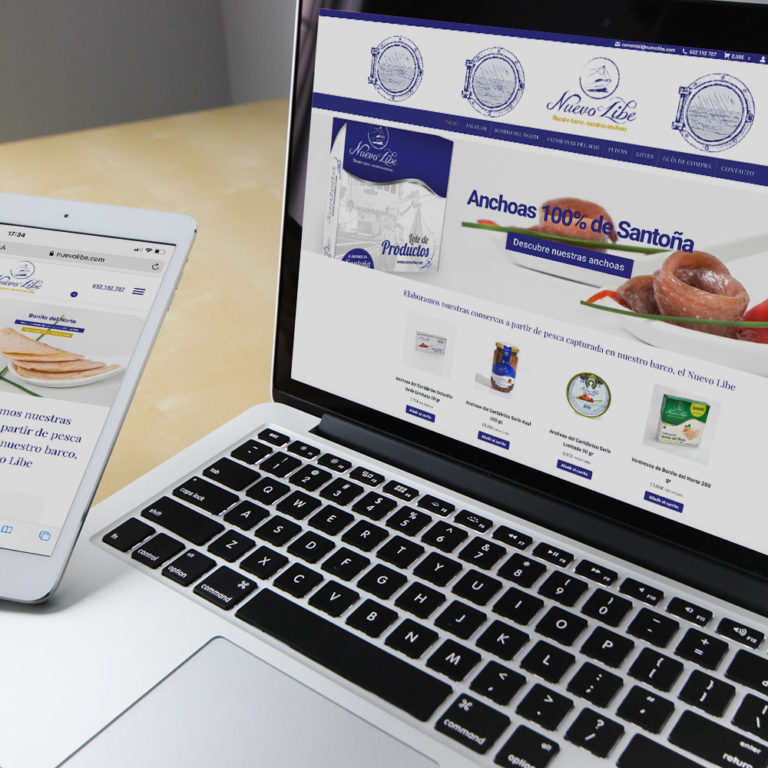 Diseño de tienda online en Santoña - Nuevo Libe