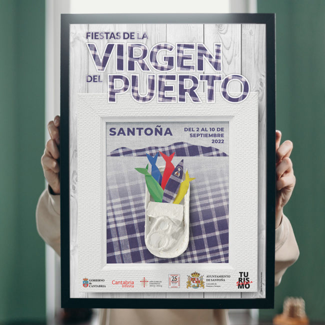 Cartel fiestas Santoña 2022