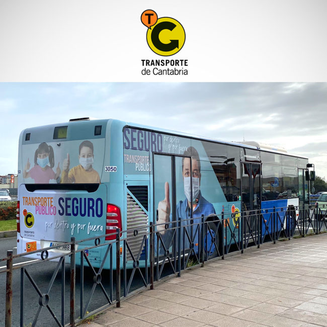 Rotulación de autobuses en Cantabria