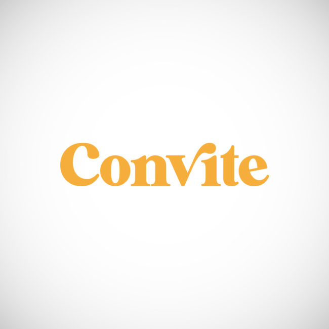 Convite Végola diseño logotipo alimentación