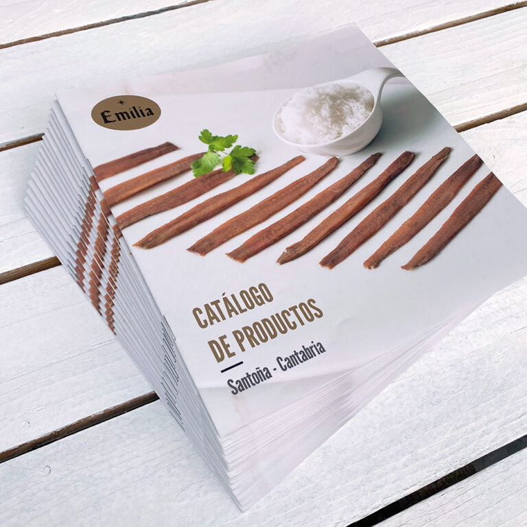 Diseño de catálogo de productos de alimentación