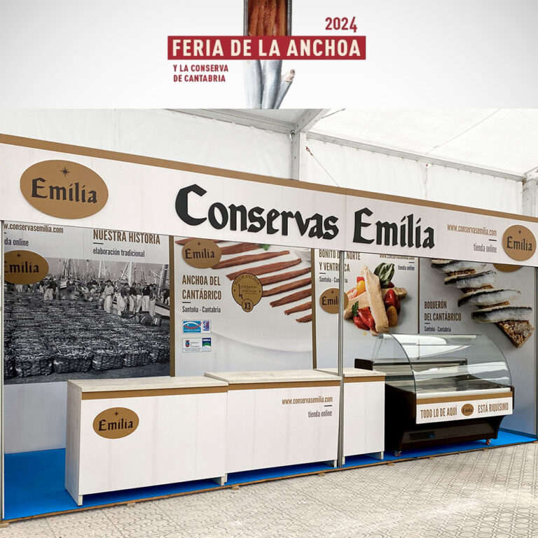 Stand feria alimentación en Cantabria