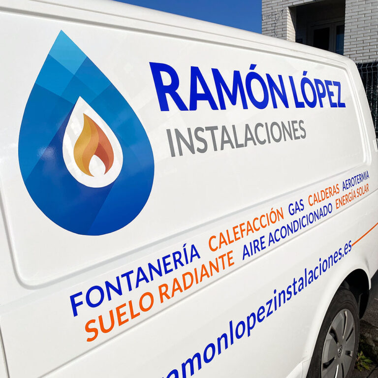 Vinilo de corte para vehículos de empresa